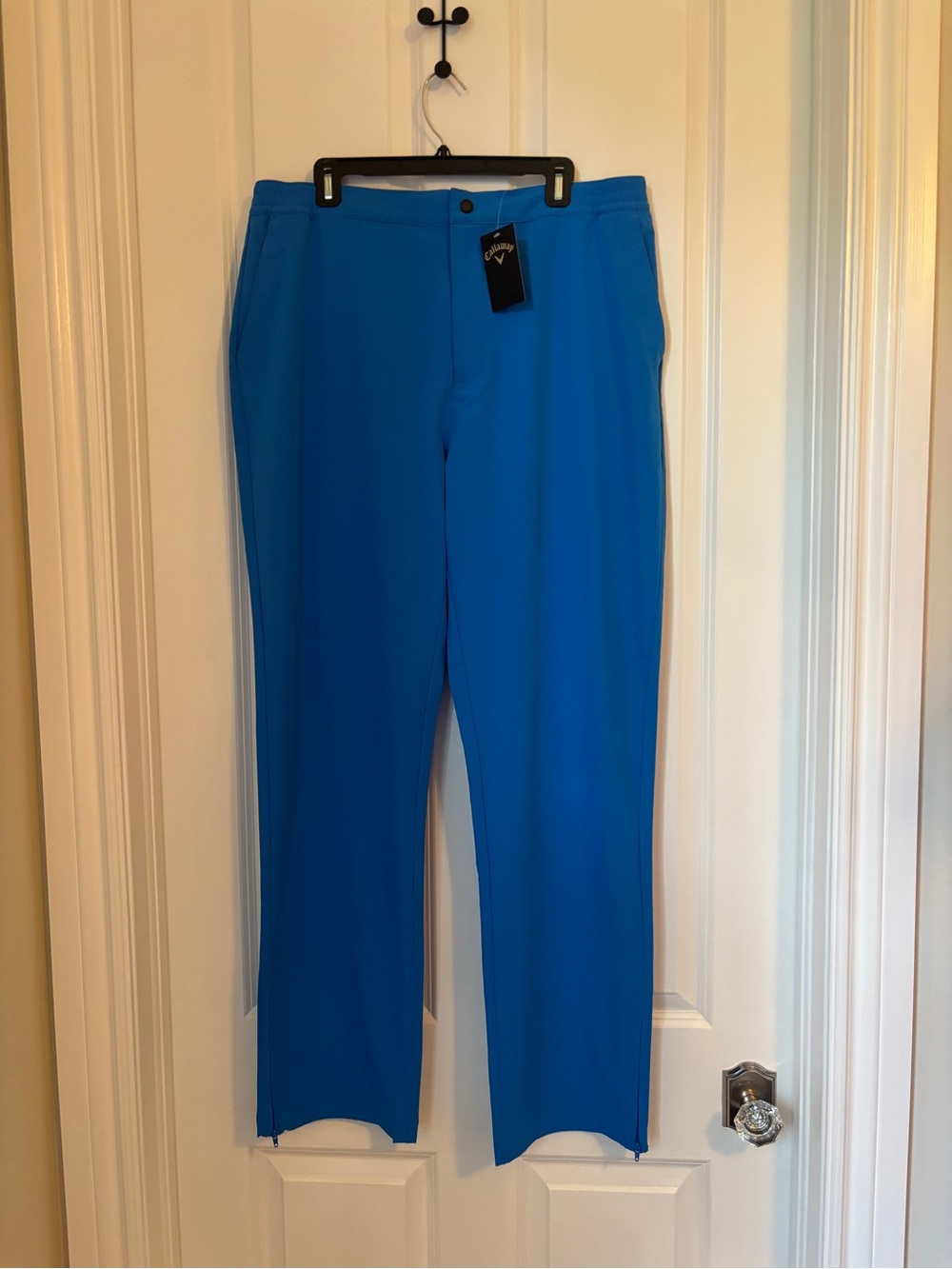Callaway - Performance Men's Golf Pocket Pants. Size Large, Blue Sea Star.  NWT